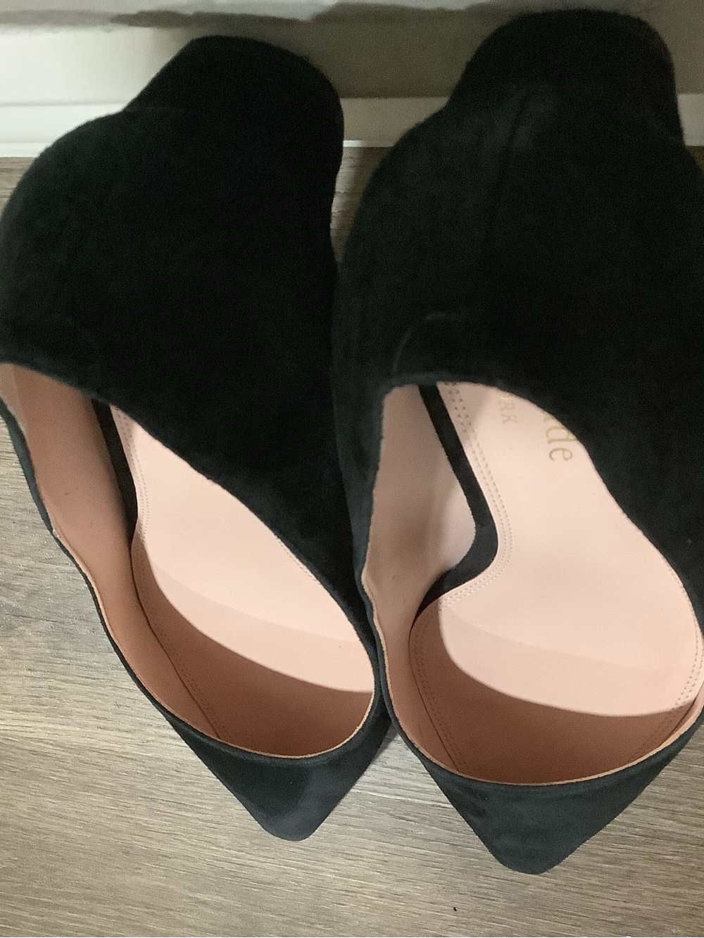 kate spade Black Suede Pointed Heels / Used only few times - Picture 3 of 7